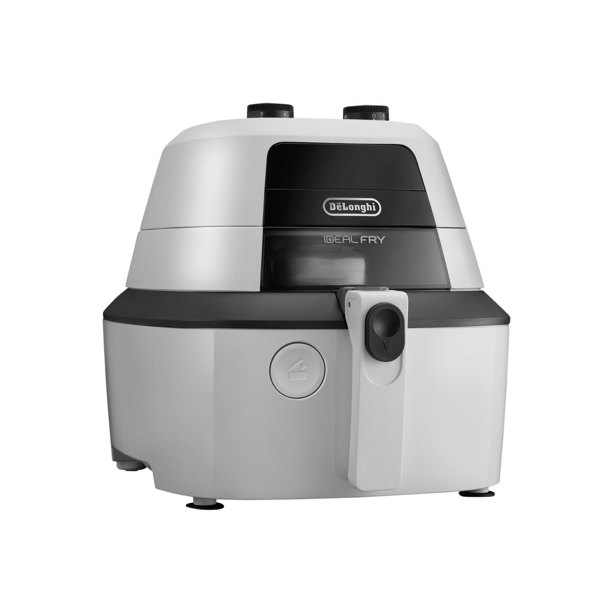 Delonghi 1400W Low Oil Air Fryer Black And White ubicaciondepersonas